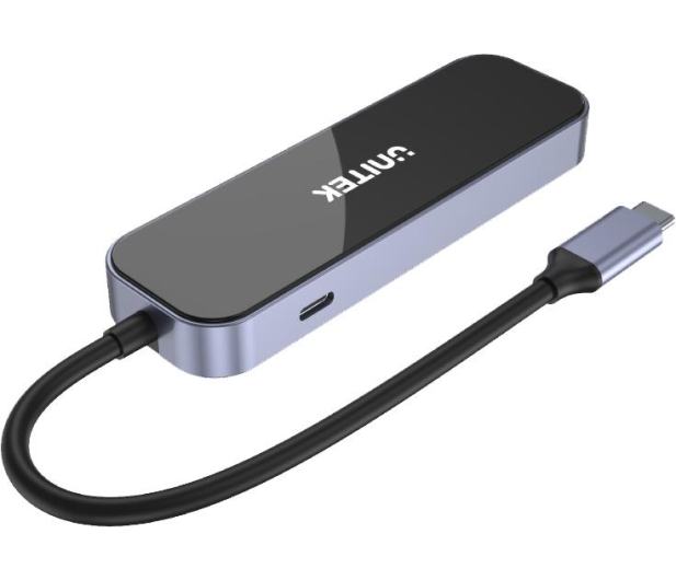 UNITEK HUB USB-C 3.1 - RJ-45, HDMI 4K, PD100W, 3x USB-A D1084A - 1062639 - zdjęcie 2